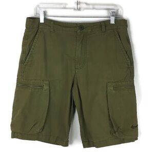 Nike Sportswear Men’s Athletic Cargo Shorts in Olive Green